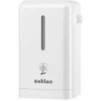 Wepa Satino Clean&Care Spender mini, weiß, SF2-kompatibel 331530 , Maße (B x H x T): 12,4 x 21,5 x 11,5 cm