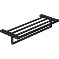 Kludi VELA C Handtuchablage mit 31989N2 Badetuchhalter Brushed Gunmetal