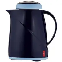 Helios Thermoskanne Wave Picco 2941-008, Kunststoff, mit Drehverschluss, dunkelblau, 0,3 Liter
