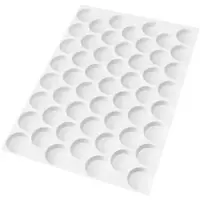 Schneider - Ausstechmatte aus Kunststoff, rund, glatt, No. 3, Ø 53 mm