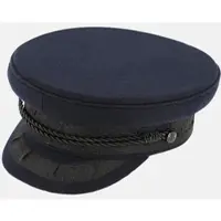 Fiebig Prinz-Heinrich-Mütze Wolle Blau Schwarz