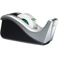 3M tapedispenser + Scotch Magic usynlig tape, sølv, 1 rulle, 19 mm x 33 m