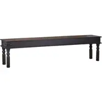 MiaMöbel Bank Colombo 140cm Massivholz Pinie