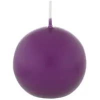 Kopschitz Kerzen Kugelkerzen Brombeere, Ø 70 mm, 12 Stück, dt. Kerzen in RAL Kerzenqualität, Kein rußen und tropfen