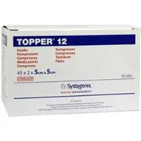 KCI Topper 12 Kompr.5x5 cm steril 45x2 St Kompressen