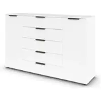 Möbel Kraft Sideboard ¦ weiß ¦ Maße (cm): B: 160 H: 100
