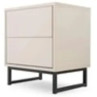 Möbel Kraft Nachtkommode ¦ beige ¦ Maße (cm): B: 43 H: 48,5