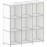 Viasit Aktenregal »System 4« doppelt breit 3 OH weiß, 115.4x118.1x40.4 cm