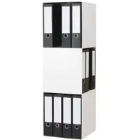 Vonbox Aktenregal 2side , Designer Matthias Hartmann, 33.5x102x33.5 cm