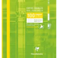 Clairefontaine 10x Klausurbogen, Schachtel mit 50 Blatt, ungelocht, DIN A4, 90g, französische Lineatur - 5751C