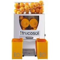 Frucosol elektr. Orangenpresse F50 für 20-25 Orangen/Min. mit 7 Früchte-Zulauf Saftpresse Entsafter Edelstahl Powerfresh