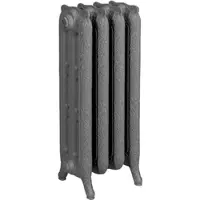 ASW Gussradiator Oslo RAL 7022, 8 Rippen, 768 mm Breite, 600 mm Tiefe, 608 mm Höhe, 225 mm Einbautiefe