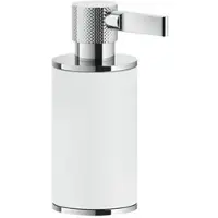 Gessi Inciso Stand-Seifenspender, Behälter weiss matt, 58537