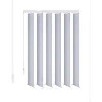 KS Handel 24 Thermo Lamellenvorhang verdunkelnd fertiges Komplettsystem Schiebevorhang (Hellgrau Kr-2, 100x250 cm)