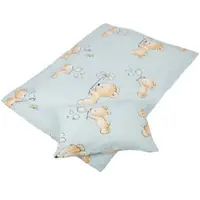 Bestgoodies Kinder Betten-Set inkl. Bettwäsche 100x135cm / 40x60cm - Bärchen Blau