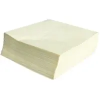 Daybays 20000 Stk. Servietten Premium 40x40 cm Zellstoff 2-lagig 1/4 Falz Creme