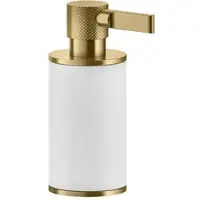 Gessi Inciso Stand-Seifenspender, Behälter weiss matt, 58537