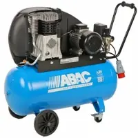 Abac EXP A49B 90 CT3 Drehstrombetriebener Elektroluftkompressor mit Riemenantrieb 3-PS-Motor 90 Liter