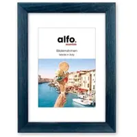 Alfo. Nina 10x15 cm ozeanblau, Holzrahmen