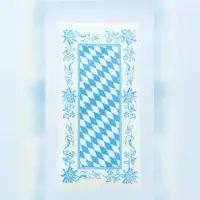 Mank Besteckservietten Airlaid Bayern 40 x 40 cm, 75 Stück - Bestecktaschen Bayerisch Rauten