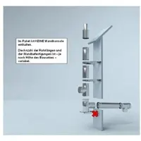 Bertrams Polyline LAS Komplettpaket Außenwandmontage 42KPAW110-7M DN 110/160, Höhe 7 m, Edelstahl
