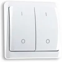 ISOLED 115917 IR-PANEL CONTROL 2-fach Funk-Wandsender, batteriebetrieben (A23 12V enthalten)
