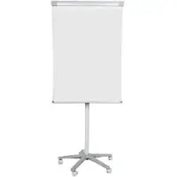 BI-Office Classic Mobiles Flipchart Stahl 70 (B) x 100 (H) cm Grau