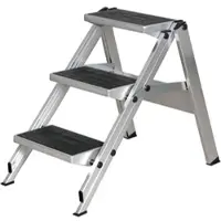 Krause Klapptreppe, aluminium, 3 Stufen