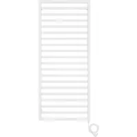 Zehnder Design-Heizkörper Quaro elektrisch IHE, 1453x55x450 mm, RAL 9010, montagefertig mit Wandkonsolen