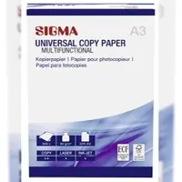 Sigma DIN A3 Kopierpapier Universal, 80 g/m2, weiß, 500 Blatt