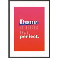PaperFlow Wandbild Done is better than perfect 210 x 297 mm
