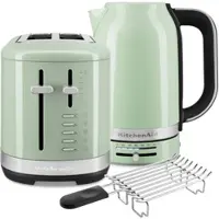 KitchenAid Wasserkocher 5KEK1701 + Toaster 5KMT2109 Pistazie im Set