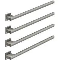 Dornbracht Handtuchwärmer, 4-fach, Ausladung rechts, Breite 600mm, 83314980-19, Farbe: Dark Chrome