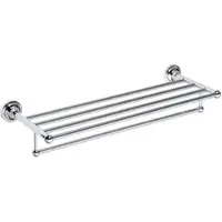 BRILLANTBAD BETRO CHROM Handtuchablage Messing Chrom 665x120x225 mm für Bad & Küche >> zum Bohren