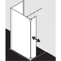 Kermi PXT1L100201PK WALK-IN PASA XP T1L 1000x