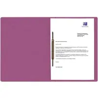 Oxford Schnellhefter Top File+ A4 Karton 390g kaufm. und Amtsheftung violett Packung mit 25 Stück