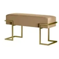 Möbel Kraft Polsterbank Cely , beige , Maße (cm): B: 80 H: 42