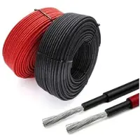 PNTECH SOLAR Solarkabel H1Z2Z2 -K Kabel für Solaranlagen Schwarz-4mm2-100m