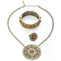 Buttinette Schmuck-Set "Wikinger", 3-teilig