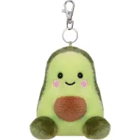 PALM PALS 34053, Palm Pals Airy Avocado Clip-On, 10cm, Soft Toy, Green & Brown