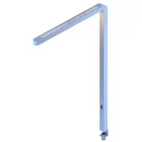 Grau Team Connect LED-Tischleuchte mit Klemme-Hellblau-mit LED (3500K)