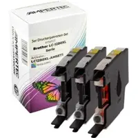 Ampertec 3 Kompatible Tinten ersetzt Brother LC-1280XL Multipack CMY