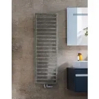 Zehnder Design-Heizkörper Quaro QAE-140-045/GD, elektrisch, 1.433 x 30 x 450 mm, Grau Aluminium, IP44 spritzwassergeschützt