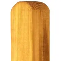 Meingartenversand.de Holzpfahl Lärche 9 x 9 x 190cm – Pfosten aus Lärche, naturbelassen – Lärchenpfosten – Holzpfosten für Gartenzaun & Sichtschutz