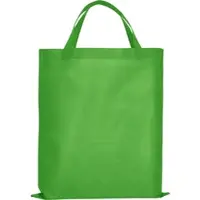TEXXILLA 10er | 25er | 100er Pack PP-Tasche CLASSIC mit zwei kurzen Henkeln, hellgrün, 100 Stück