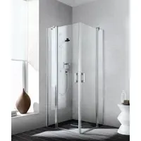 Kermi Eck-Halbteil rechts LIGA EPR 900x1850mm BV:875-900 SIMG ESG klar
