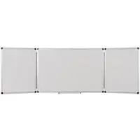 BI-Office Earth Klappbares Whiteboard Magnetisch Lackierter Stahl Beidseitig 90 (B) x 60 (H) cm