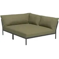 Houe LEVEL 2 Cozy Ecke Kissen rechts Aluminiumgestell