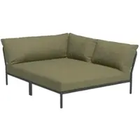 Houe LEVEL 2 Cozy Ecke Kissen rechts Aluminiumgestell