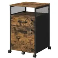 Möbel Kraft Rollcontainer ¦ braun ¦ Maße (cm): B: 42 H: 69